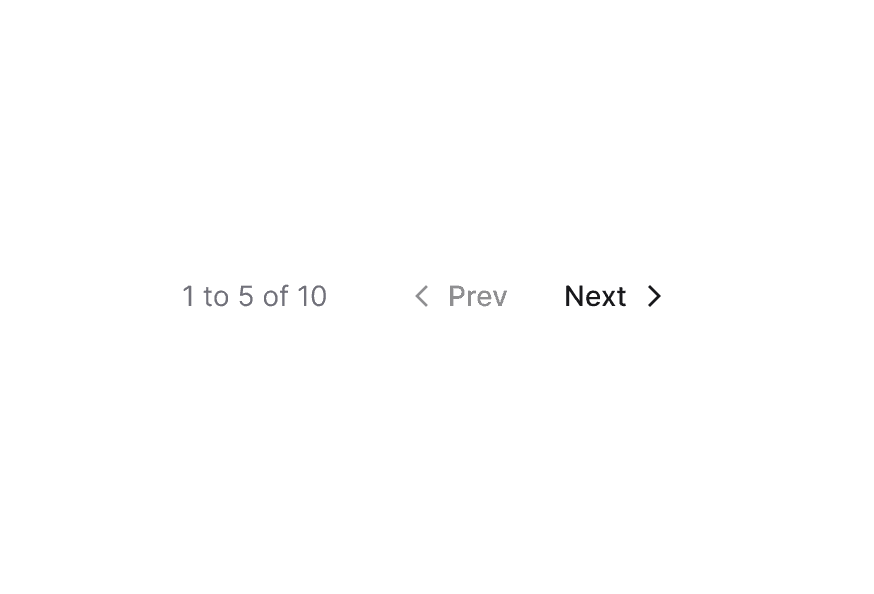Pagination